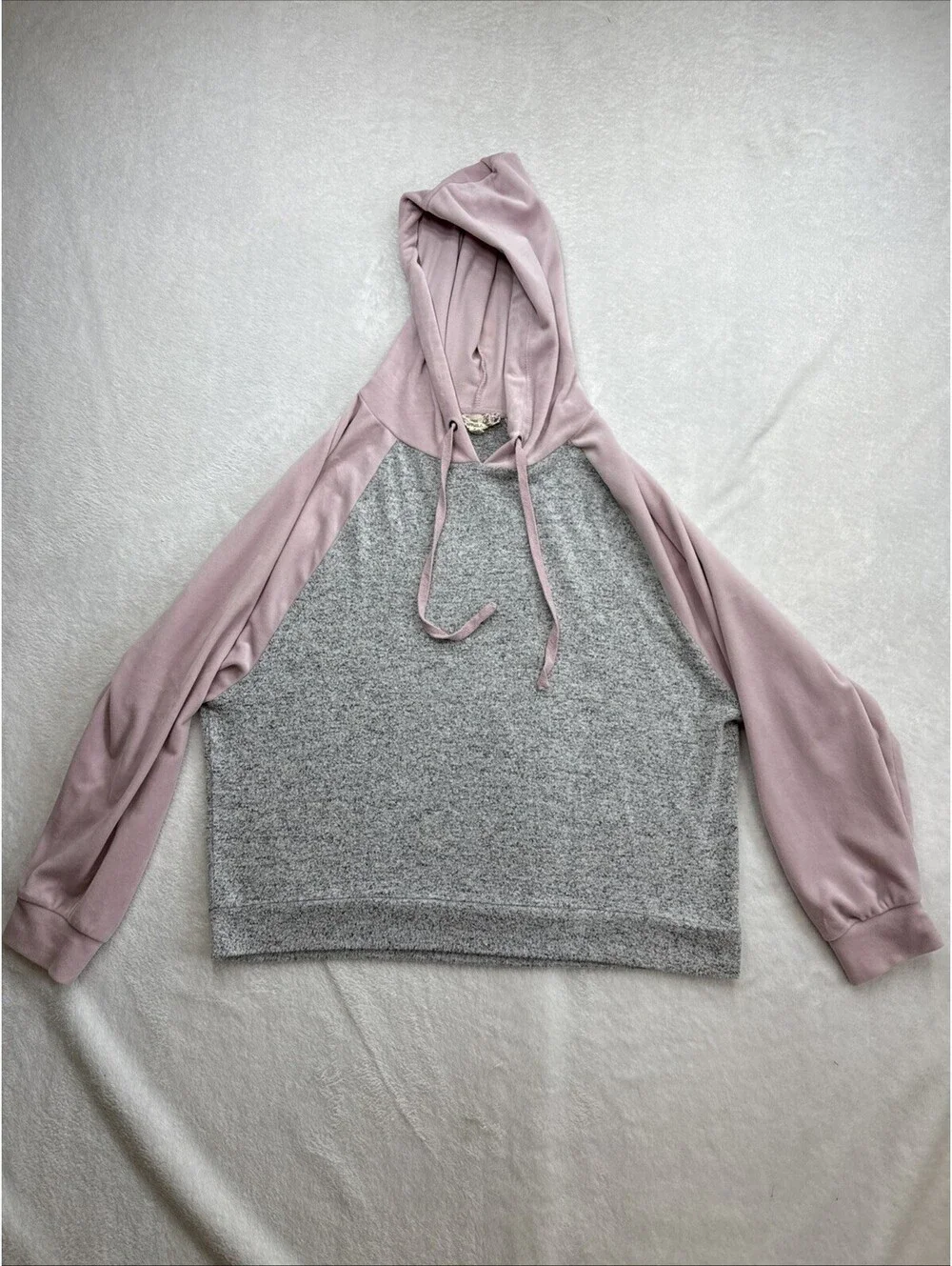 Pink Republic Long Sleeve Knit Pullover Mauve  Hoodie L (2451)